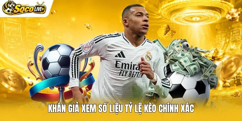 Khán giả xem số liệu tỷ lệ kèo chính xác