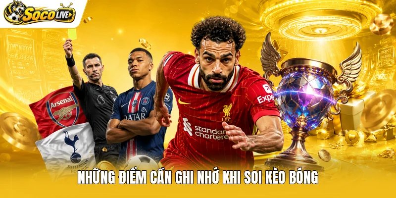 Những điểm cần ghi nhớ khi soi kèo bóng