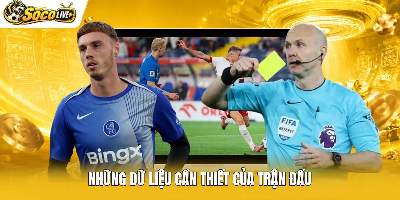 Những dữ liệu cần thiết của trận đấu