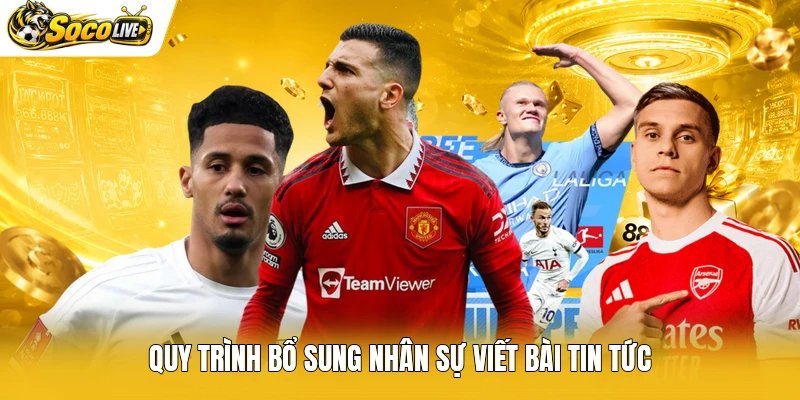 Quy trình bổ sung nhân sự viết bài tin tức