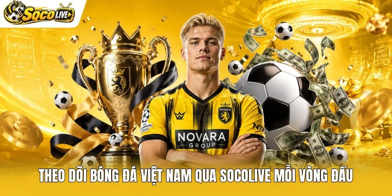 Theo dõi bóng đá Việt Nam qua Socolive mỗi vòng đấu