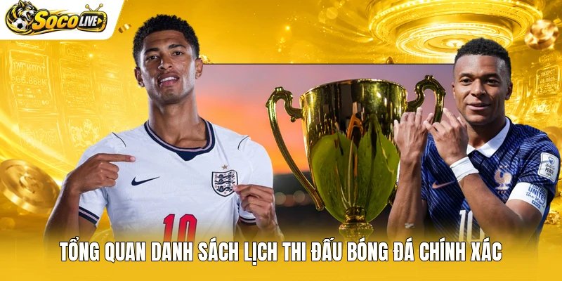 Tổng quan danh sách lịch thi đấu bóng đá chính xác