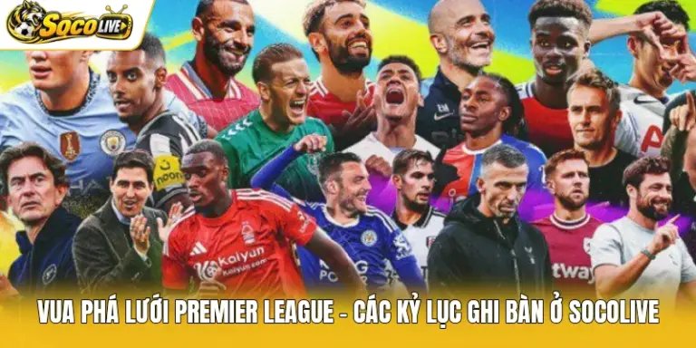 Vua Phá Lưới Premier League - Các Kỷ Lục Ghi Bàn Ở Socolive